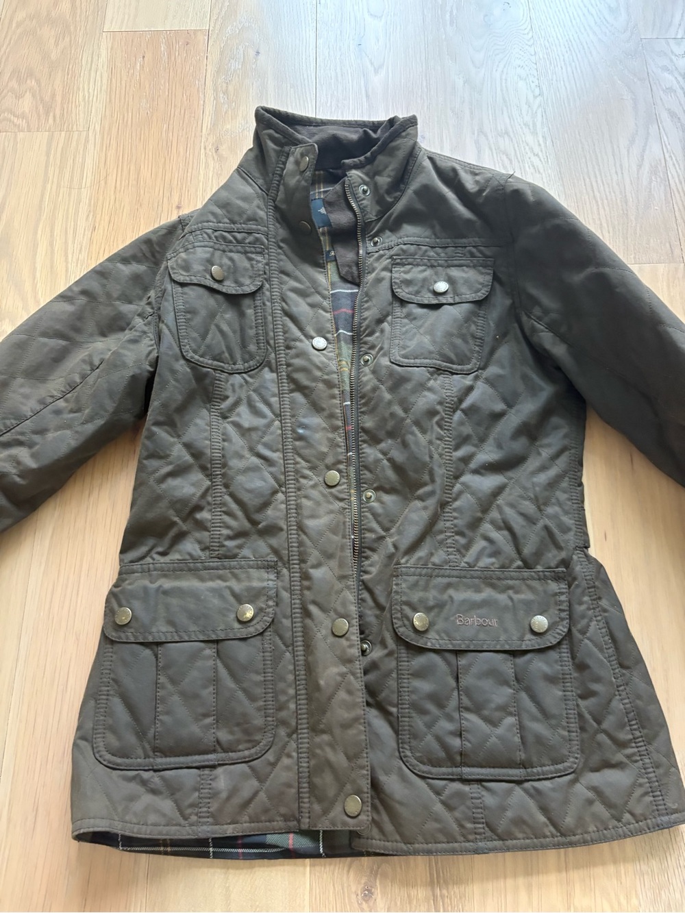Barbour Quilted Jacket in Olive